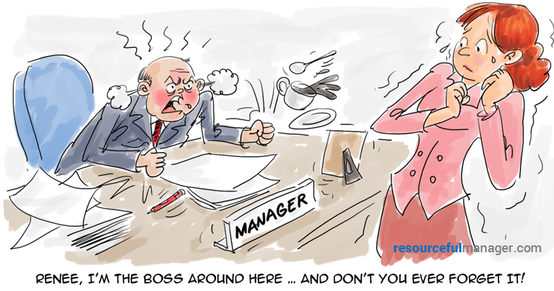 Bad Boss Cartoon