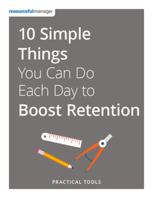 10 Simple Things You Can Do Each Day to Boost Retention