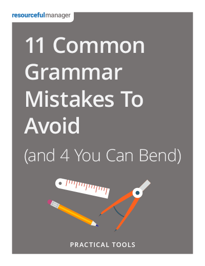 11 Common Grammar Mistakes To Avoid (and 4 You Can Bend ...