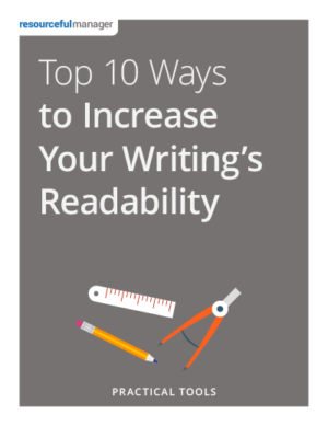Cover: Top 10 Ways to Increase Your Writing's Readability