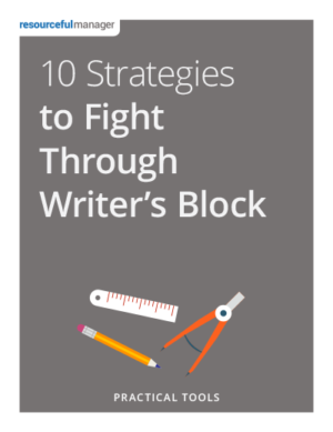 Cover: 10 Strategies to Fight Through Writer's Block